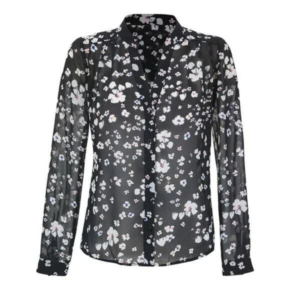 Cabi Delight Blouse Floral Top size S - Picture 1 of 9